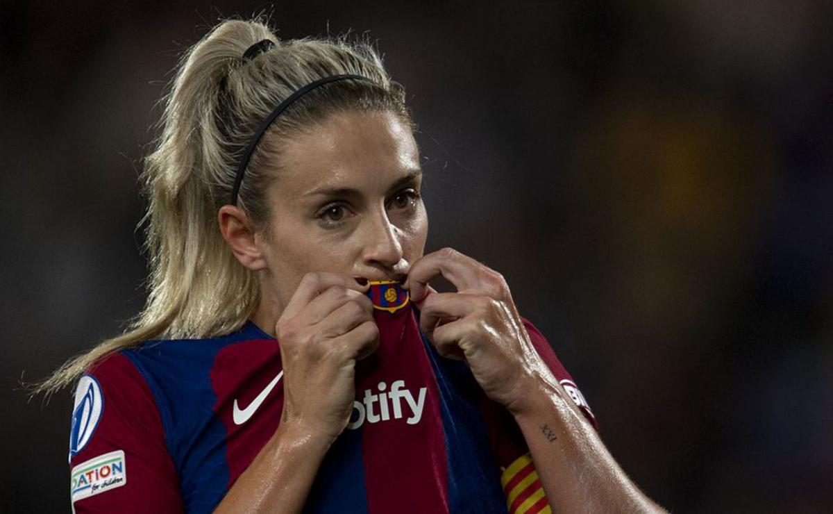 Alexia Putellas, capitana del Barça. | JORDI COTRINA