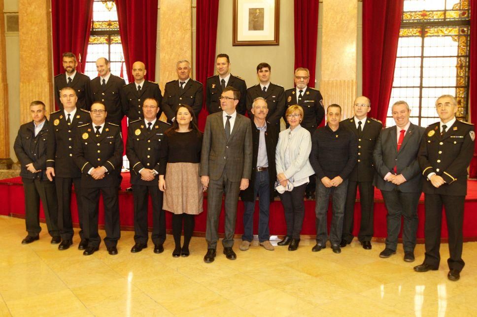 Acto de homenaje a los bomberos