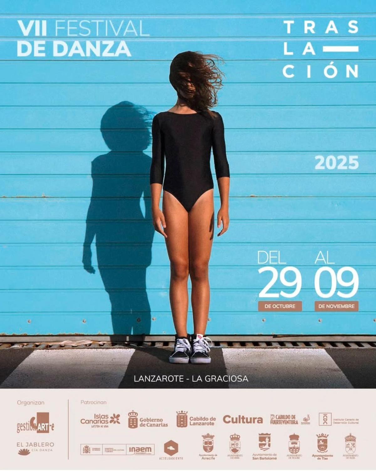 Cartel del Festival de Danza Contemporánea Traslación 2025