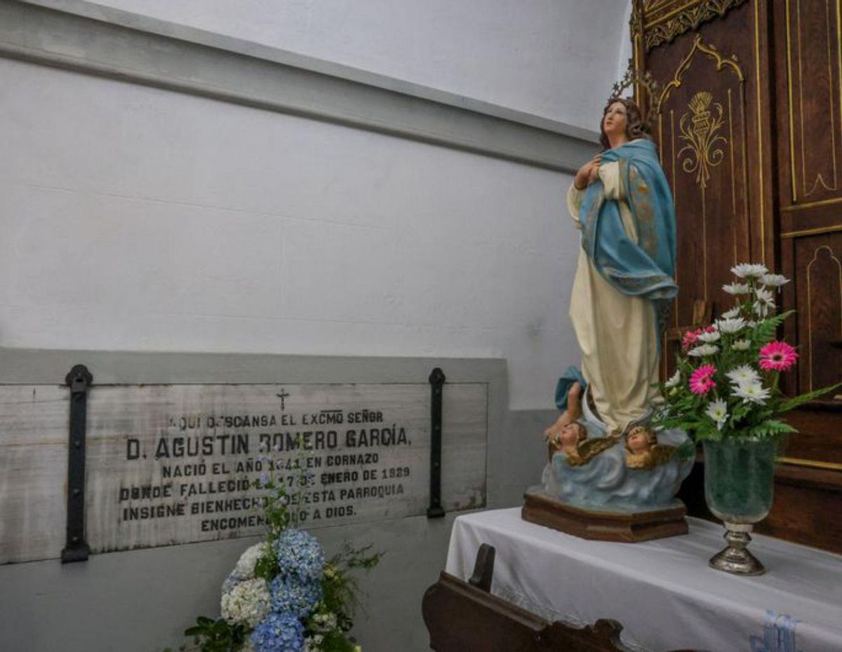 Sepulcro de Agustín Romero. | Iñaki Abella