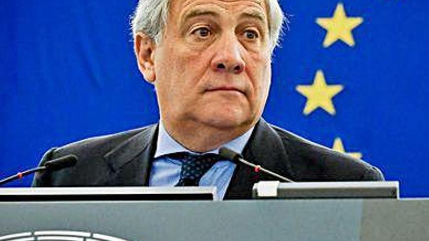 L&#039;italià Antonio Tajani, president del Parlament Europeu