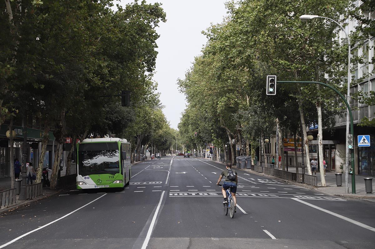 Córdoba vacía en el puente de agosto