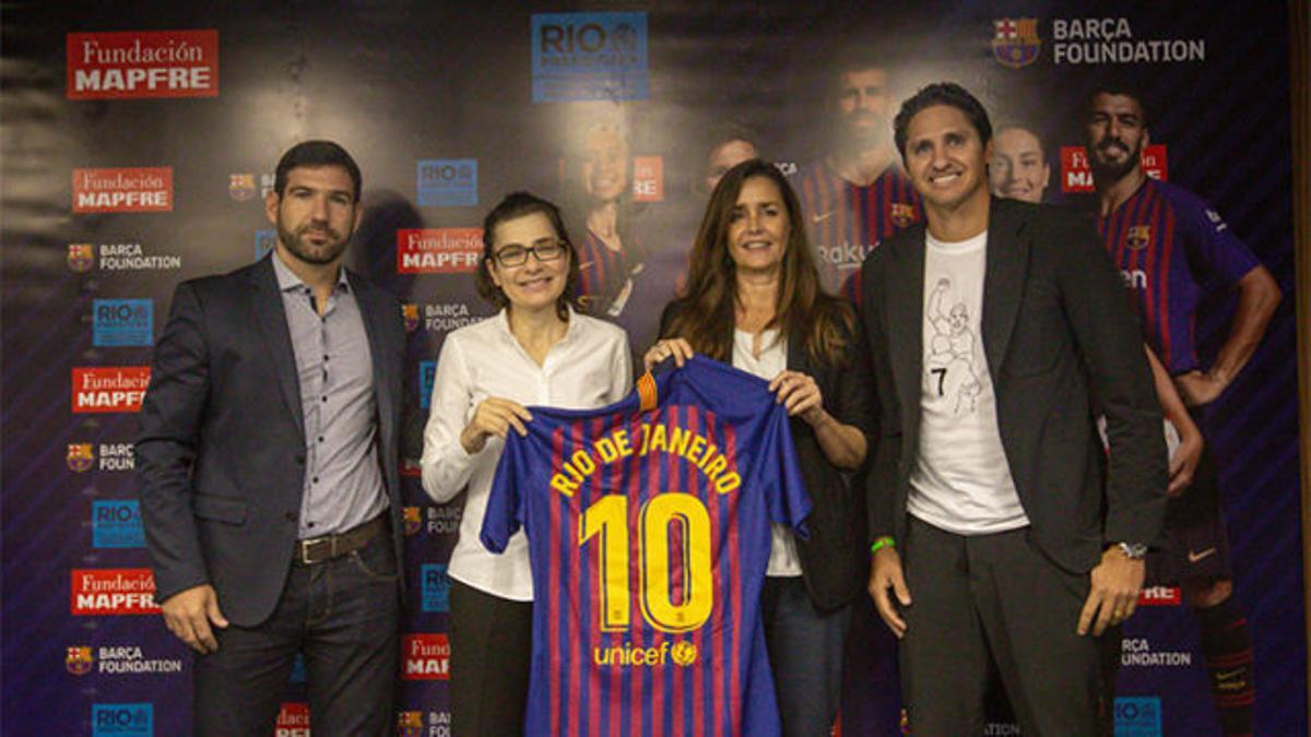 La Fundación Barça extiende su exitoso programa de prevención de violencia en Brasil