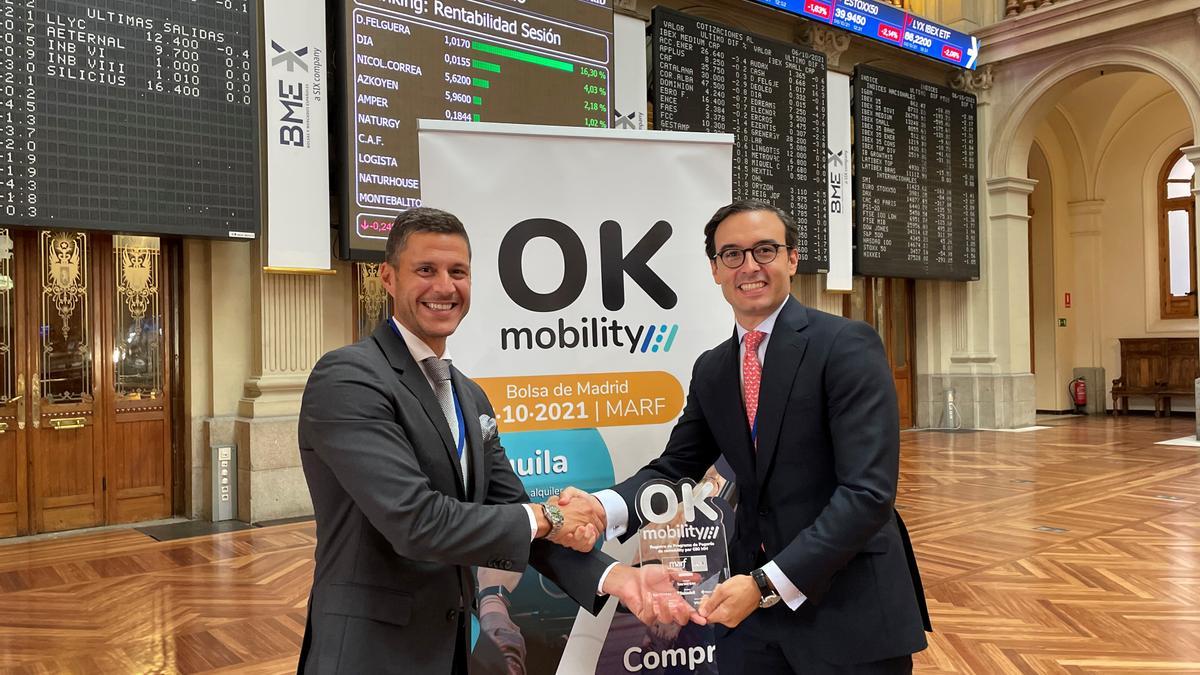 Othman Ktiri, CEO de OK Mobility, y Alfonso Pastor, Director de Mercado de Capitales de Bankinter