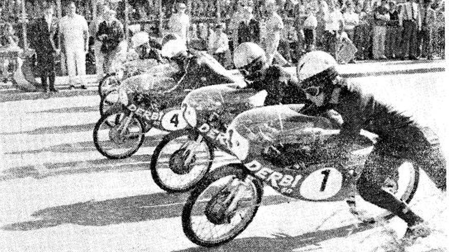 Imagen de la carrera  en Vigo en 1970. // FDV