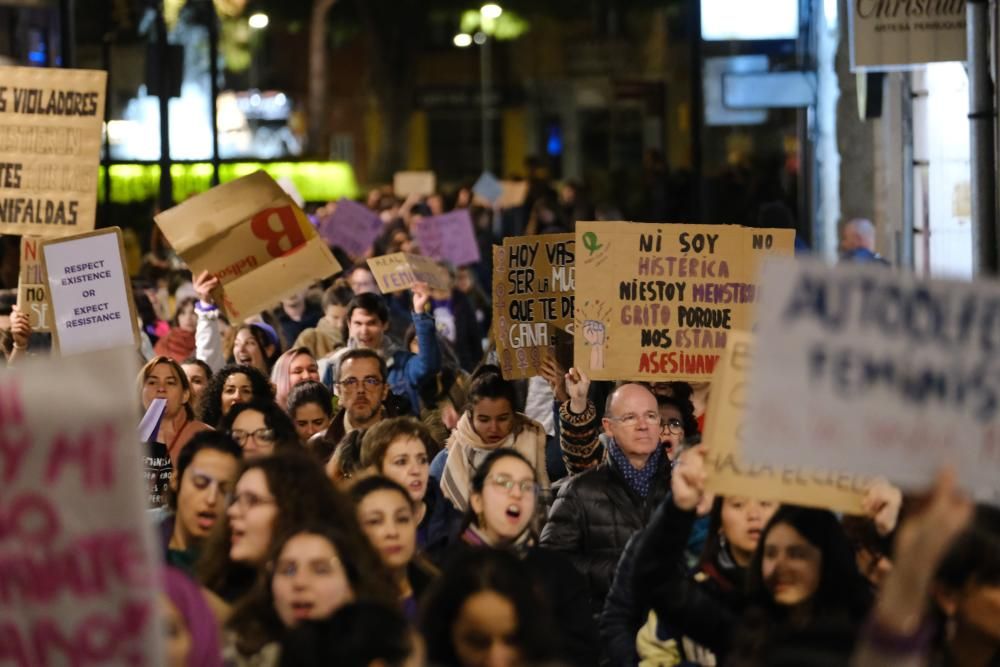 Manifestació a Figueres pel Dia de la Dona.