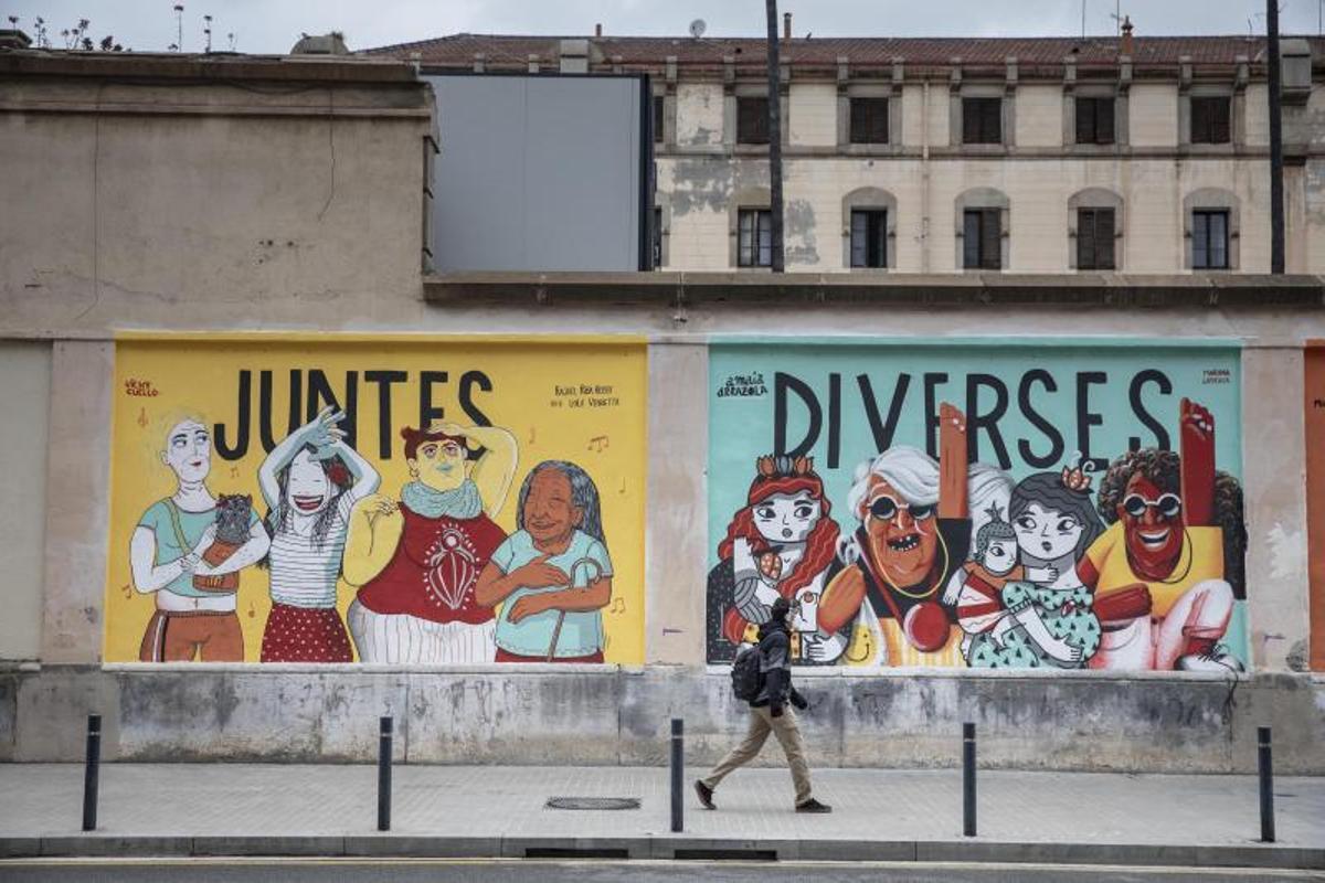 Murales de la antigua cárcel Modelo