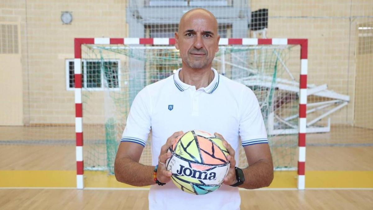 Antonio García, en el Palacio Municipal de Deportes Vista Alegre.