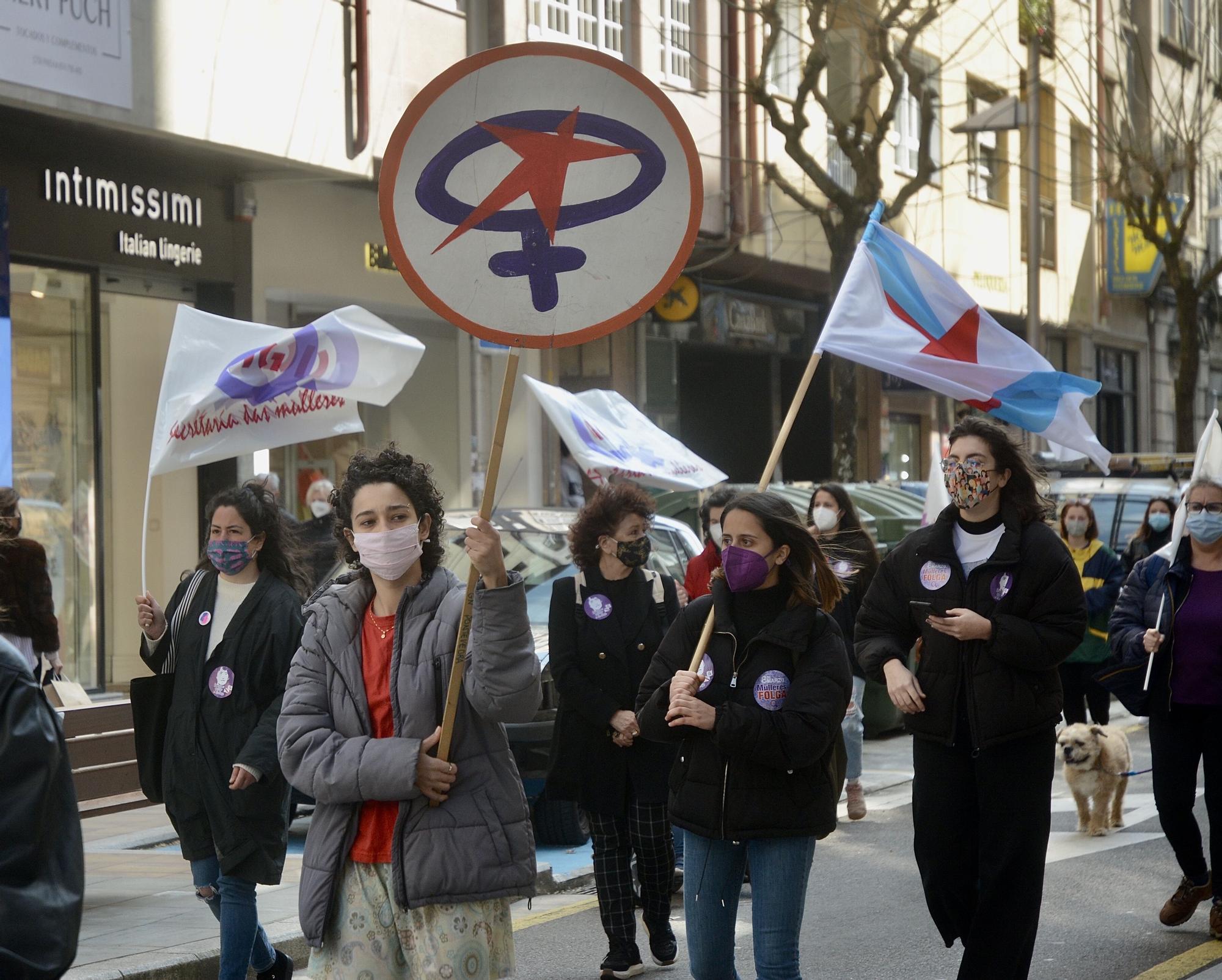 Día de la Mujer: el violeta toma la calle con medidas anticovid