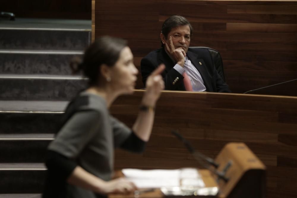 Debate en la Junta sobre los presupuestos asturianos