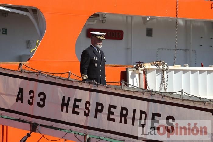 El Hespérides se despide de Cartagena