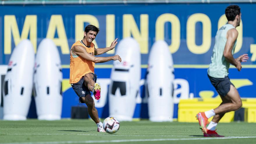 Gerard Moreno, durante una pretemporada del Villarreal.