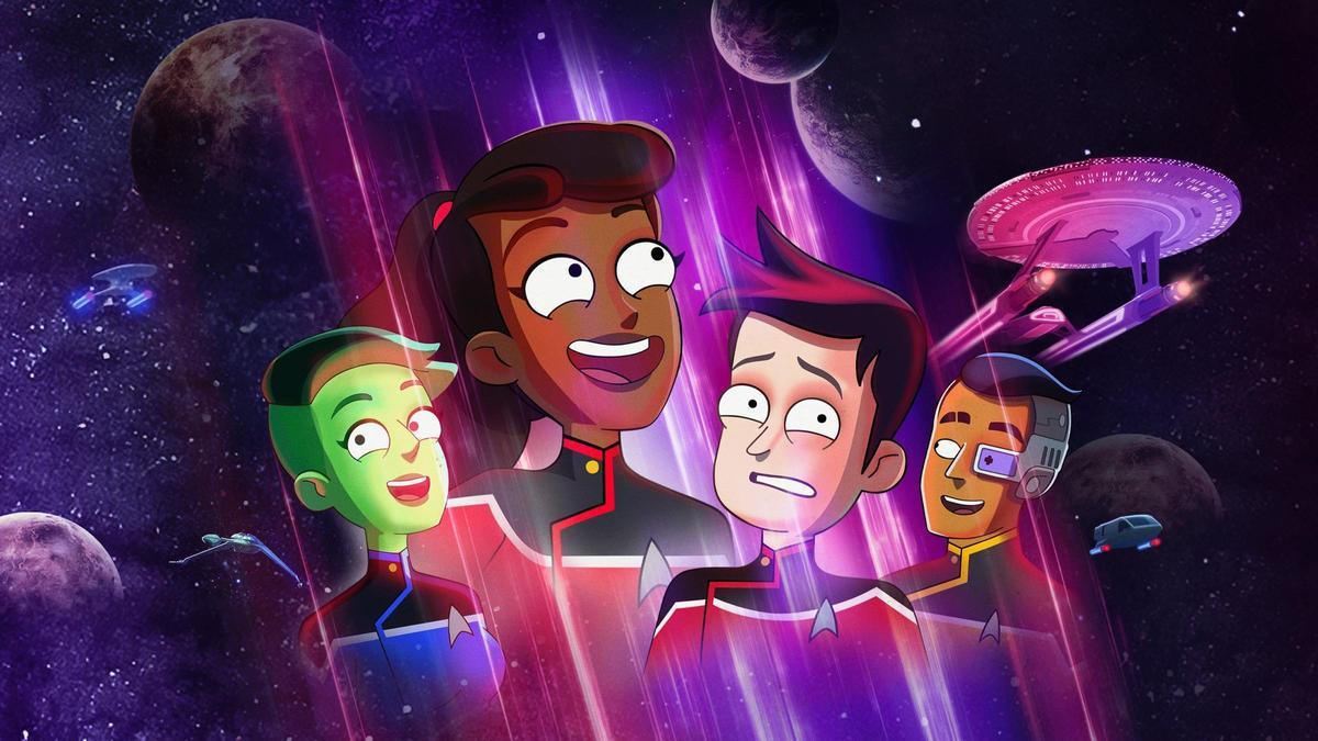Imagen promocional de la serie animada &quot;Star Trek: Lower Decks&quot;.