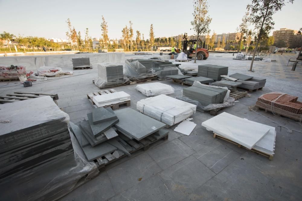 Así están las obras del Parque Central a día de hoy