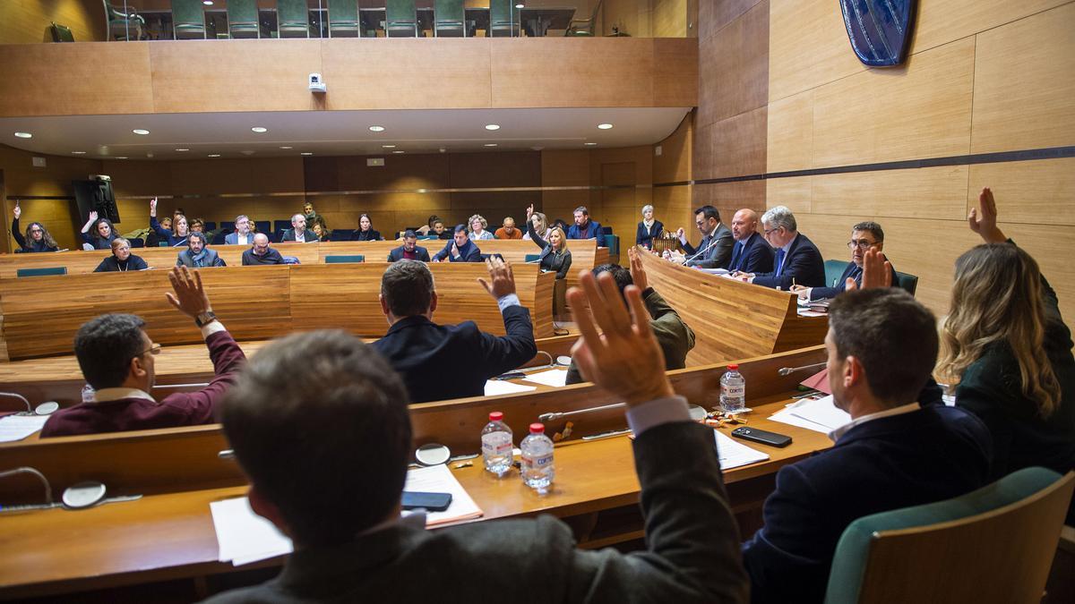 Pleno de la Diputació de València, 20 de enero de 2023