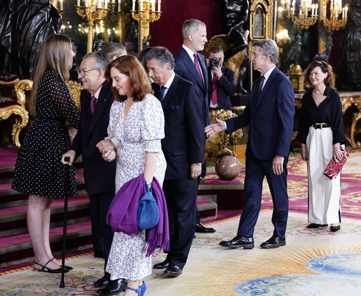 Una recepció sense Sánchez ni Ayuso