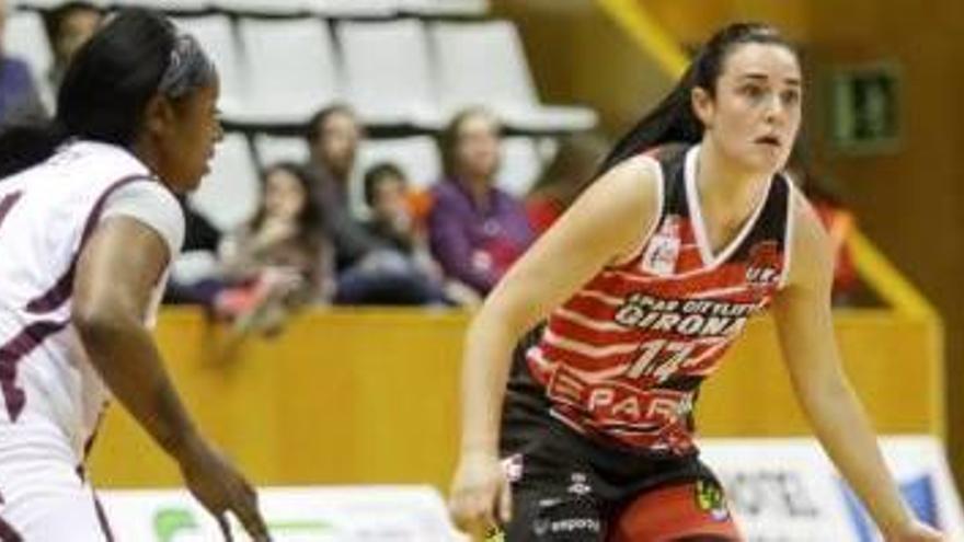 Nicole Romeo, en el darrer partit de lliga contra el Sant Adrià.