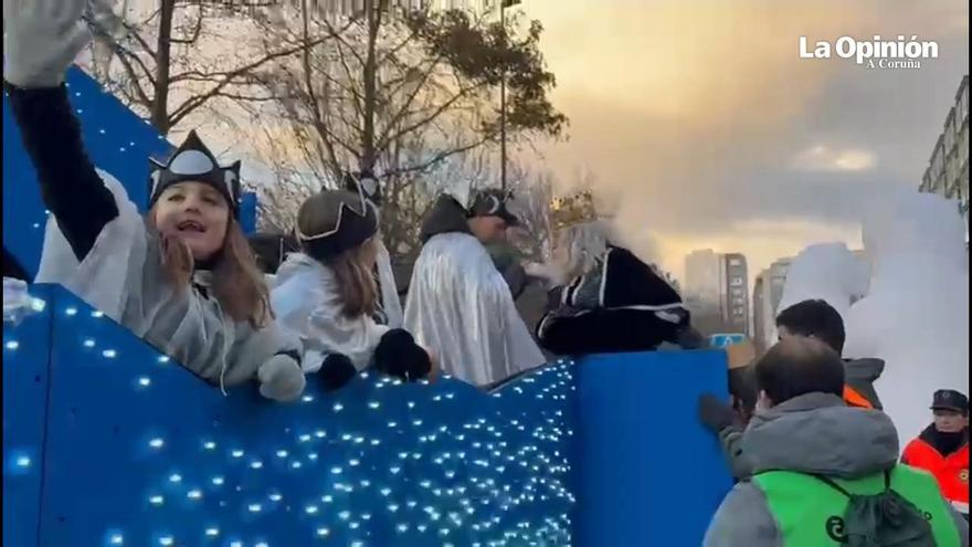Arranca la Cabalgata de los Reyes Magos de A Coruña