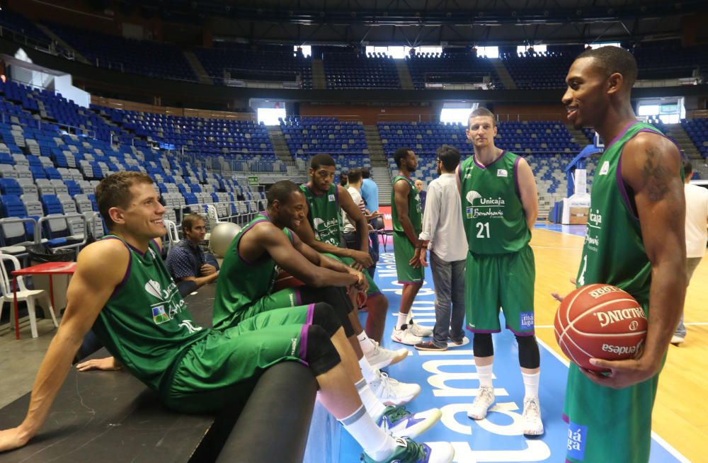 'Media day' del Unicaja previo al inicio de Liga