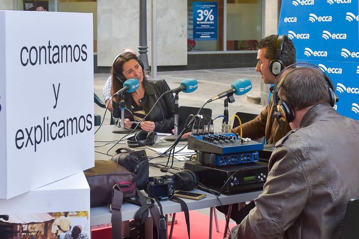 Jornadas de radio "De Palique", en la calle Triana