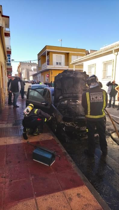 Pillado cuando quemaba coches en Alcantarilla