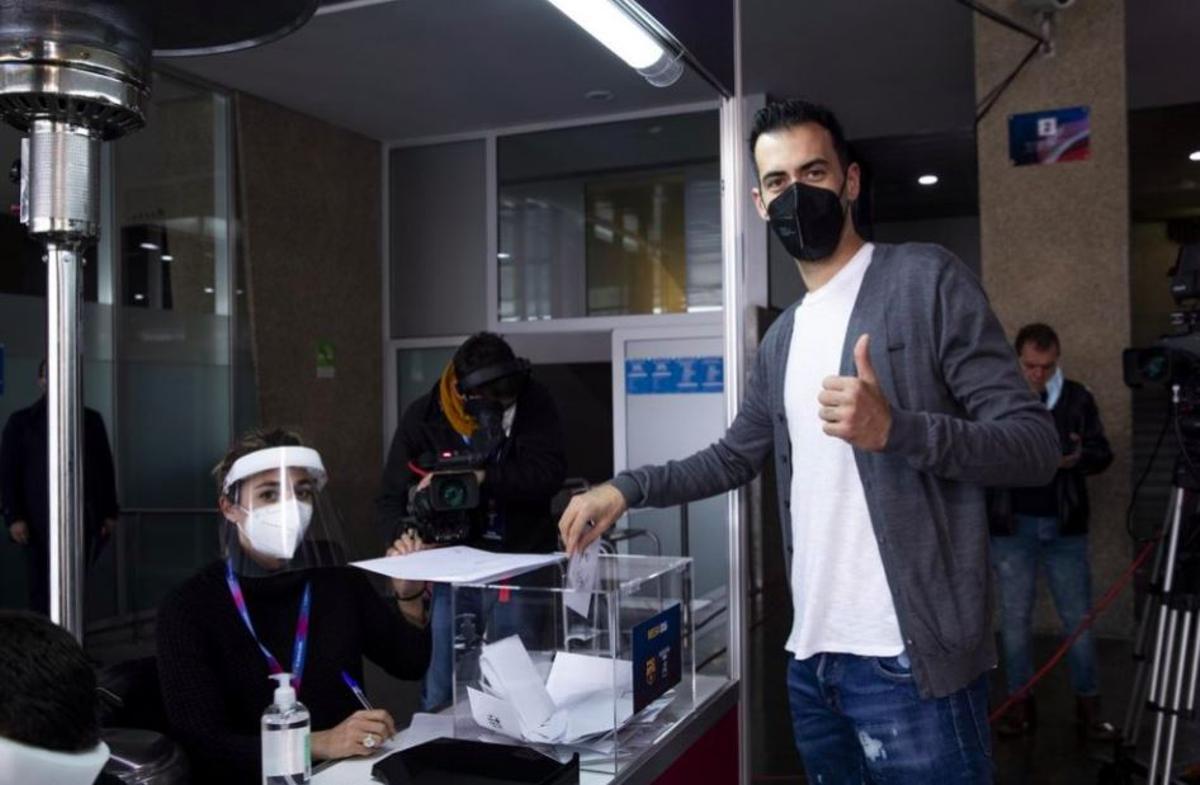 Busquets, otro de los jugadores que votó