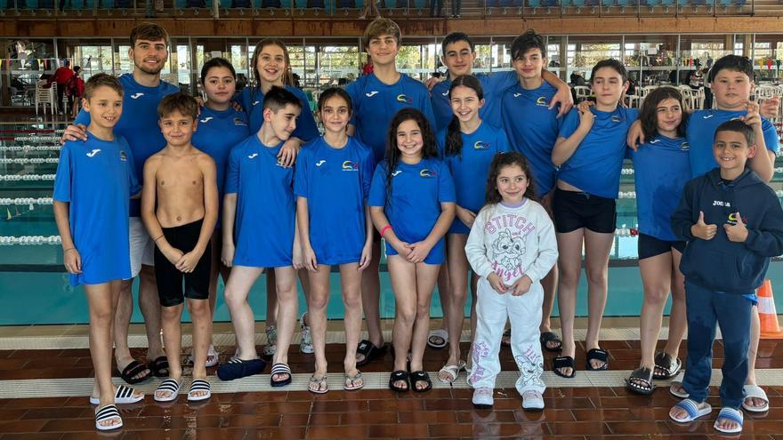 El Natació Xàtiva sube al podio en las jornadas de las ligas Benjamín y Alevín