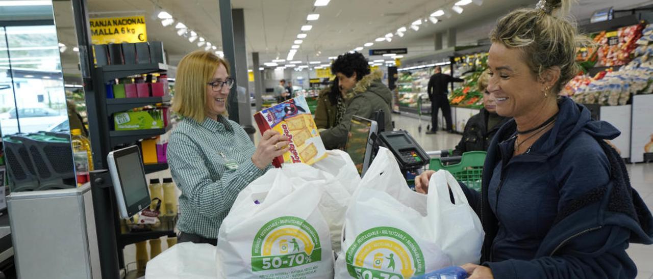 Uno de los supermercados de Mercadona adaptado al modelo de tienda eficiente.