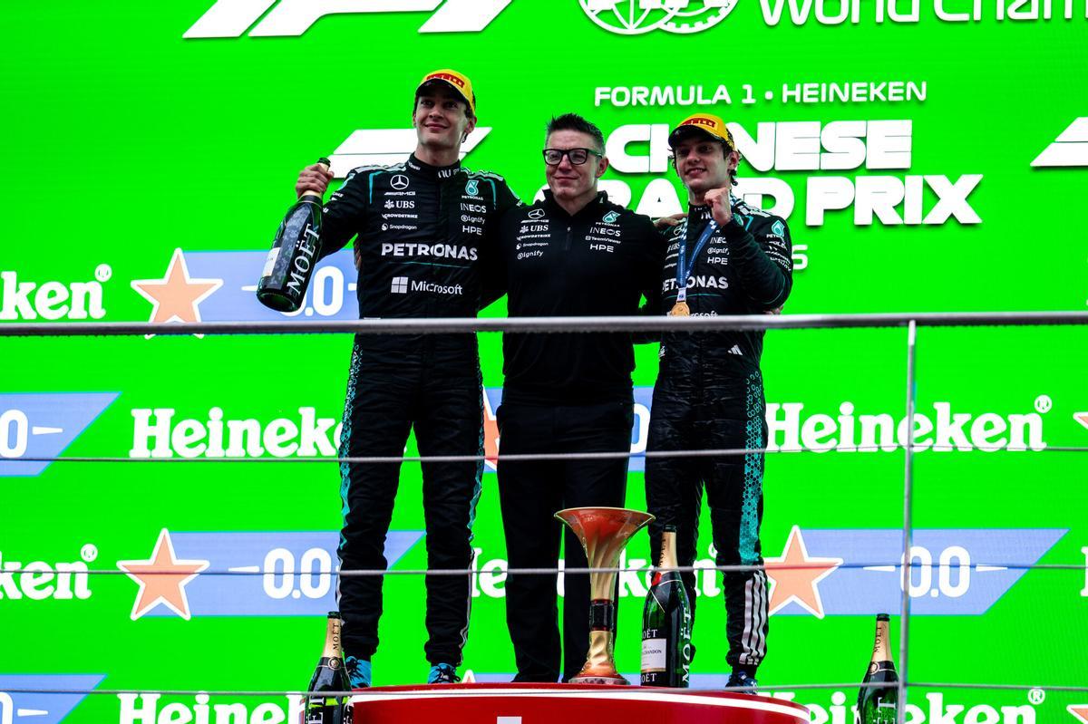 Podio del GP de China