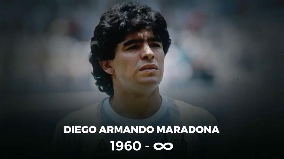 El Sport Club Internacional también rinde homenaje a Maradona