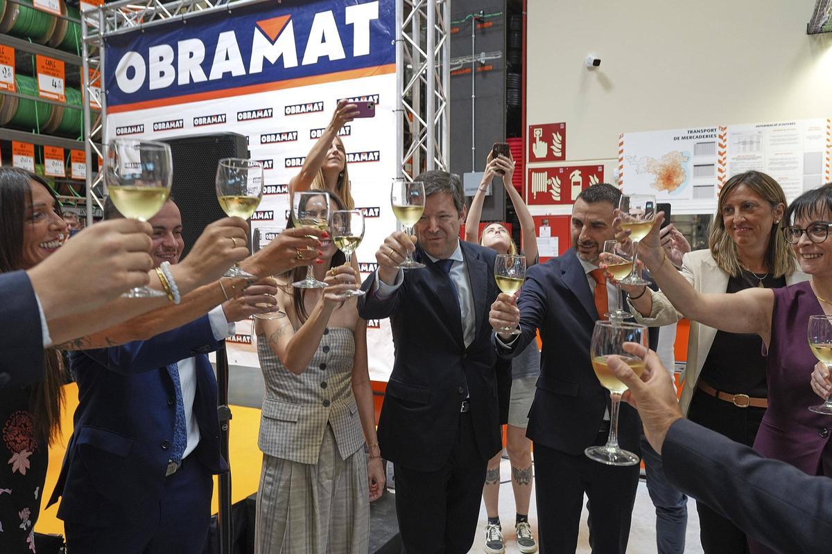 Un moment de la inauguració.