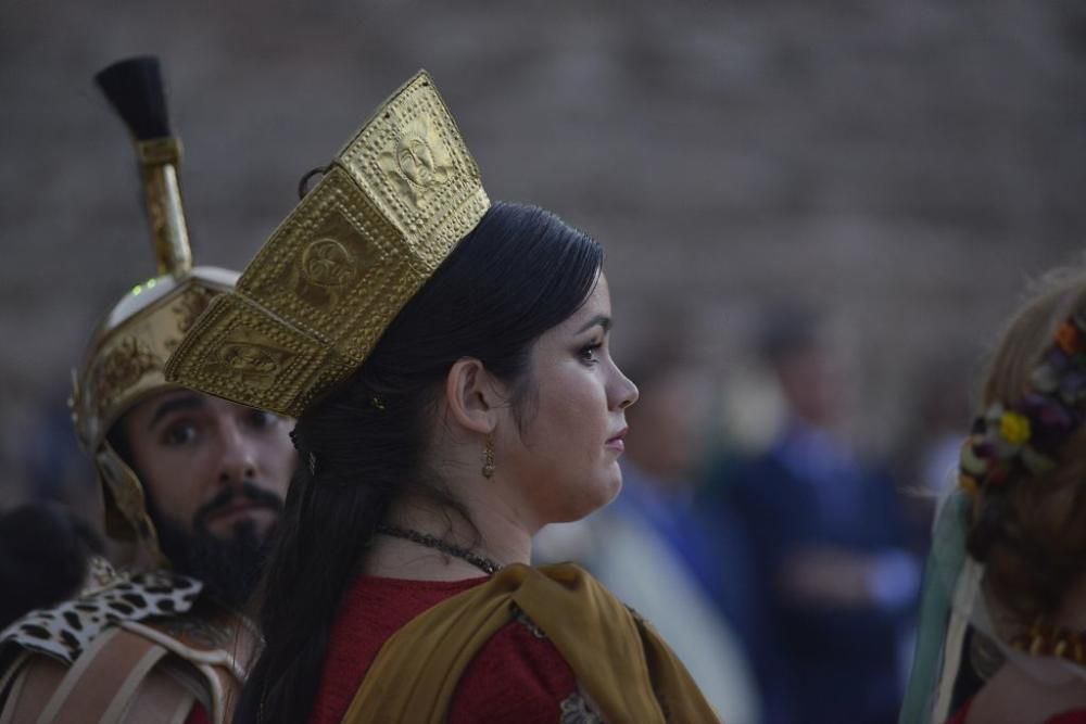 Encendido del Fuego Sagrado y pregón de la alcaldesa de Cartagena