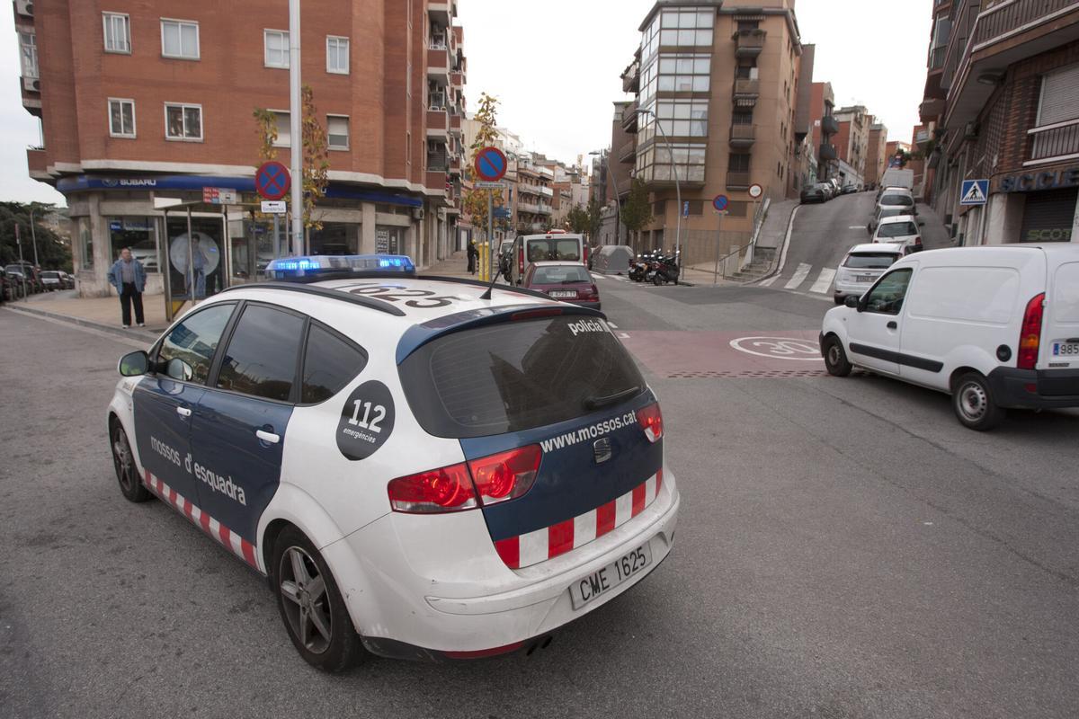 Imagen de archivo de un coche patrulla de los Mossos d'Esquadra.