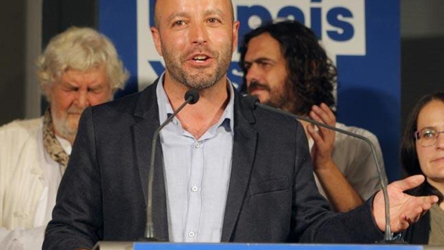 Luís Villares valora los resultados electorales de En Marea. // Xoán Álvarez