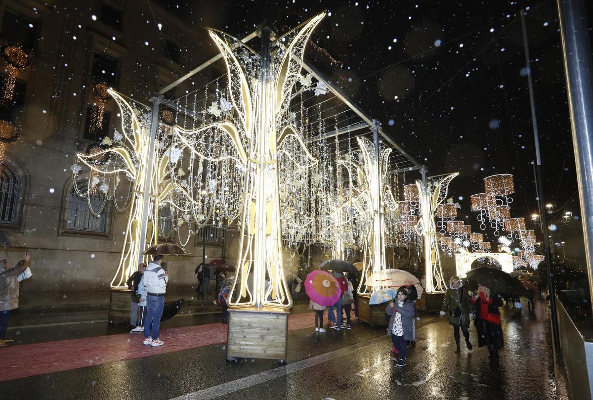 Bosque de las luces de Navidad en Vigo 2023.