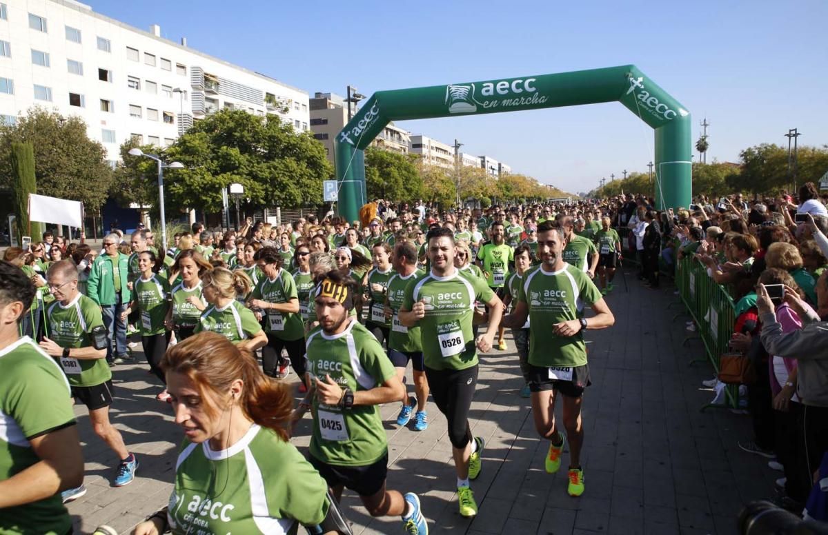 Las imágenes de la marcha contra el cáncer