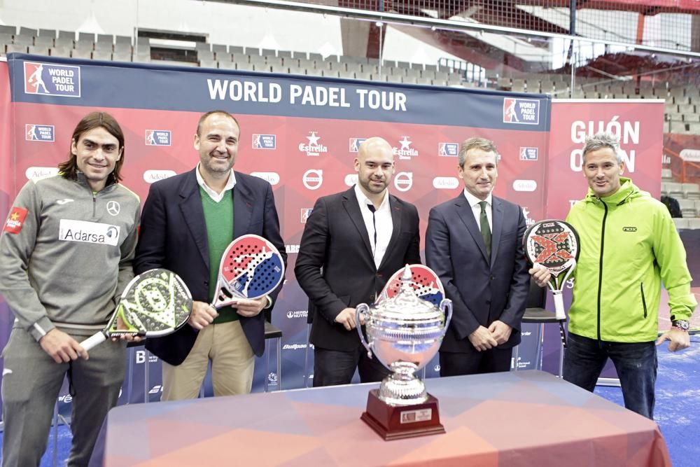 Presentación del World Padel Tour en Gijón