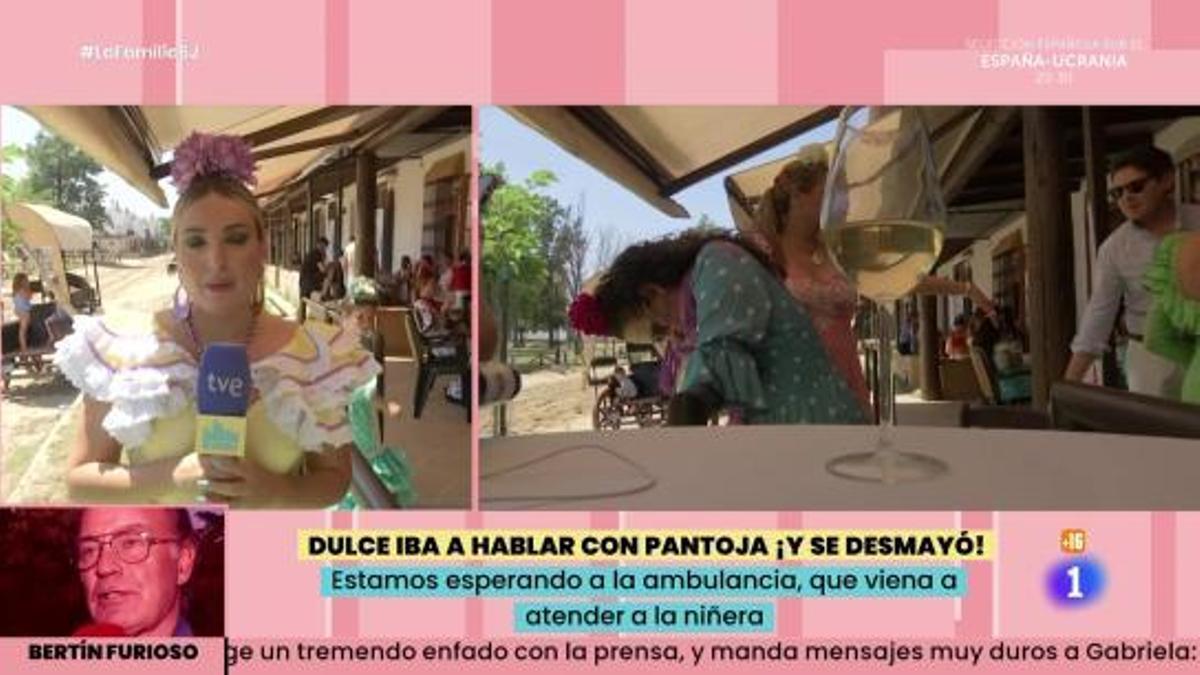 El momento del despido en 'La familia de la tele'.
