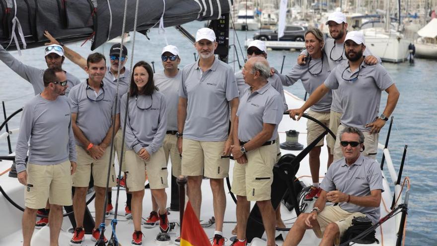 Felipe VI, preparado para su segundo día de competición