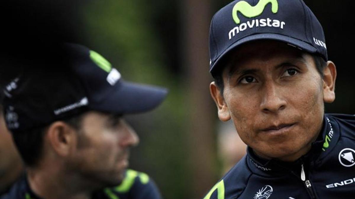 Valverde lo dará todo para ayudar a Nairo Quintana, su jefe de filas en el Movistar