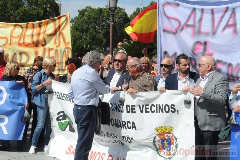 Los lodos del Mar Menor llegan a Murcia