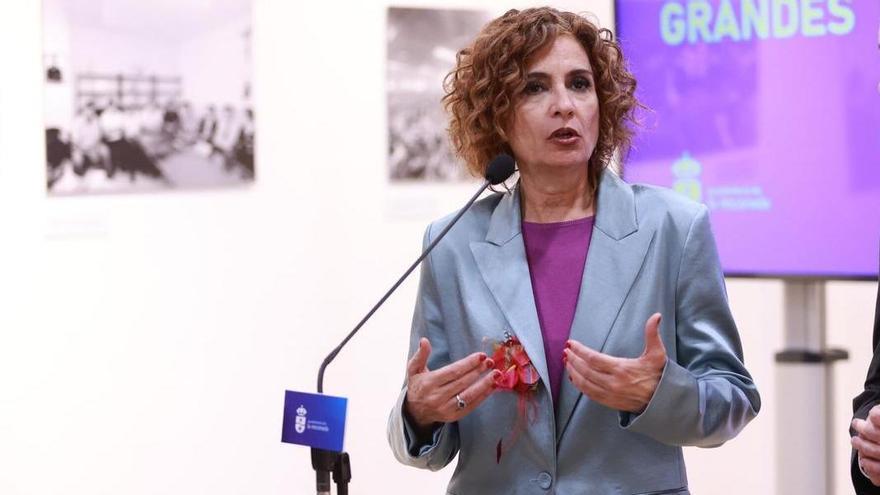 La vicepresidenta primera del Gobierno y ministra de Hacienda, María Jesús Montero.