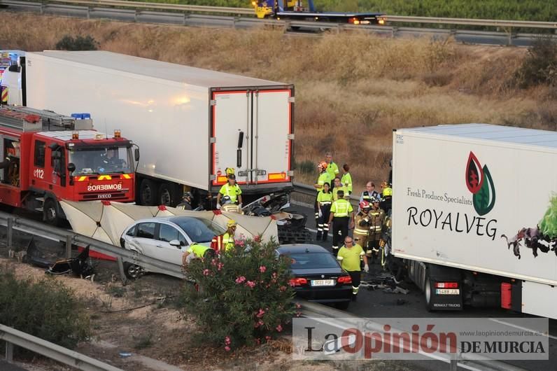 Grave accidente en Sangonera la Seca