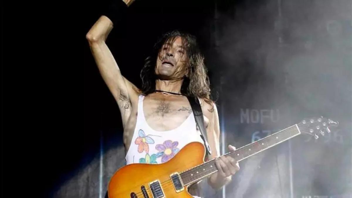 Robe Iniesta en su concierto de Santiago en 2021