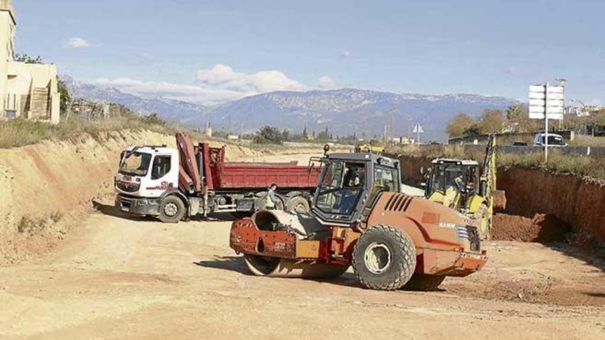 Obras del segundo tramo del segundo cinturón, que continúan desarrollándose.