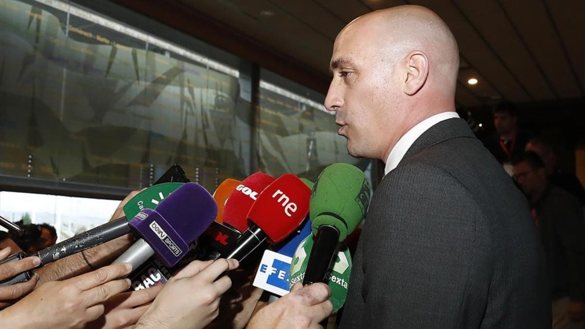 Rubiales quiere sentarse a hablar con Tebas para reformar la Copa