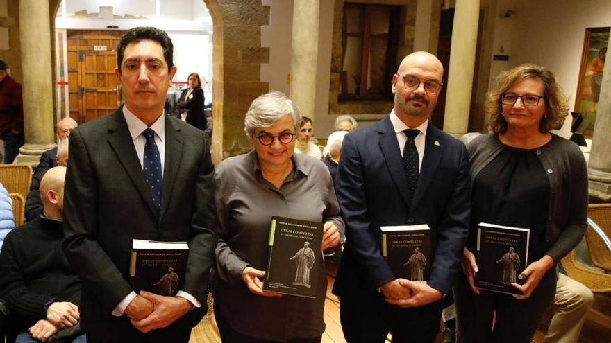 Ignacio Fernández Sarasola, Ana González, Humberto Rodríguez y Elena de Lorenzo. | Ángel González