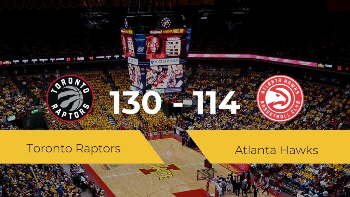 Toronto Raptors logra la victoria frente a Atlanta Hawks por 130-114