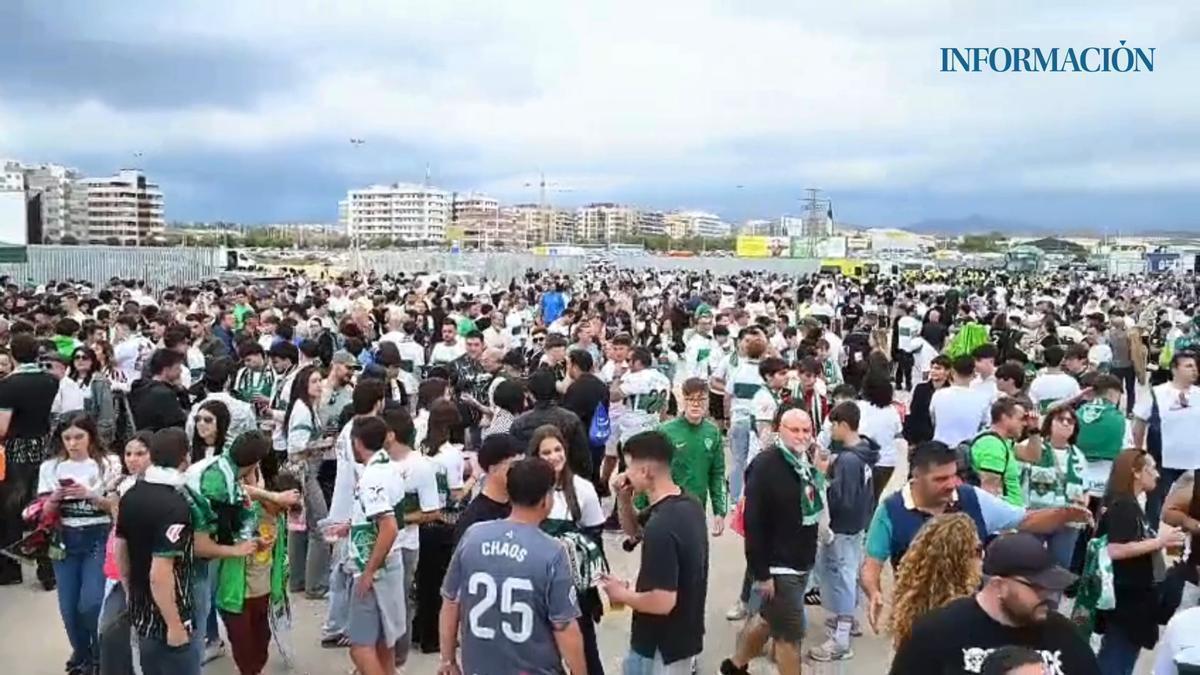 Así se prepara la afición del Elche ante el Getafe