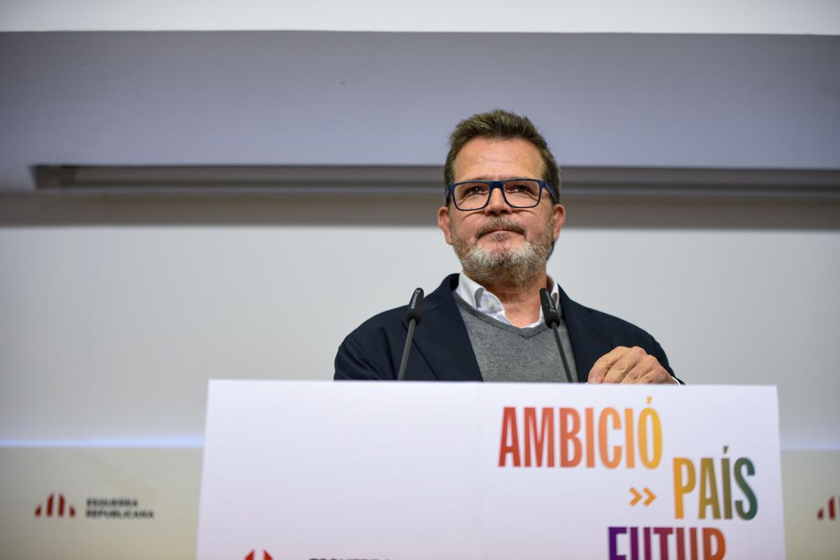 El vicesecretario de Comunicación de ERC, Isaac Albert, este lunes. El vicesecretario de Comunicación de ERC, Isaac Albert, este lunes.